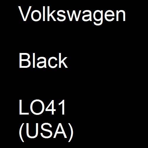 Volkswagen, Black, LO41 (USA).